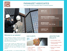 Tablet Screenshot of paramjeetassociates.com